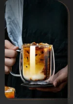 250/350/450ml Double Wall Glass Coffee Cup High Borosilicate Glass Mug Heat Resistant Coffee Milk Juice Water Cups with