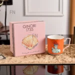 Italian 1735 Neptune Voyage Afternoon Tea Set Coffee Cup Teapot Ceramic Tableware Gift Box Collection Coffee Mug