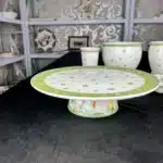 German tableware Easter series hen soup flat salad plate – top view