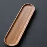 Walnut Wood Tray Tableware Rectangle Dessert Plate Food Serving Plate Coffee Tea Plate Tray Japanese-style Snack Fruit Tray