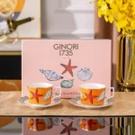 Italian 1735 Neptune Voyage Afternoon Tea Set Coffee Cup Teapot Ceramic Tableware Gift Box Collection Coffee Mug – in a cozy