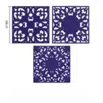 3pcs Silicone Placemats Square Heat Resistant Mats Placemat Kitchen Tableware Mat Hot Pots and Pans Coaster Kitchen