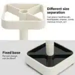 Toothbrush Holder With Cup/Cover, Compatible With Conventional Toothbrushes, Can Store Toothpaste Toothbrush Holder For