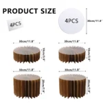 Paper Folding Dessert Table Cupcake Display Stands for Buffet Party Birthday Wedding Window Display Stand Centerpiece Decoration - Image 25