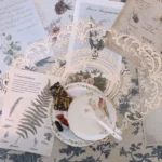 Vintage Lace Placemat Embroidered Table Cloth Dining Room Decorative Table Mats Party Wedding Antique Coffee Coasters