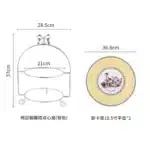 Nordic retro European tableware porcelain plates cups saucers pots high-end luxury sets creative home gifts