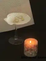 Handmade Natural Conch Wine Glass Modern Creative Niche Christmas Gift Gift Decoration Ornaments Household Shell Candlestick