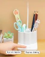 LED Folding Table Lamp Pen Holder Bedside Lamp For Children Writing Lamps Bright Office Desk Study Lamp Reading Eye
