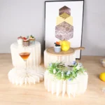 Paper Folding Dessert Table Cupcake Display Stands for Buffet Party Birthday Wedding Window Display Stand Centerpiece Decoration - Image 4