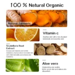 AILKE Natural Turmeric Brightening Face Cream, Glow Boosting, Skin Moisturizer, Anti-Acne Facial Cream, for All Skin Tone