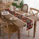 New Jacquard Polyester Bed Tail Cover Table Runner  American-style Fringed Color-woven Coffee Table TV Cabinet Cover Cloth - Image 3