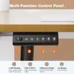 JHK Electric Standing Desk Height Adjustable 40x24 Inch Stand Up Sit Stand Computer Desk Workstation Ergonomic Work Table