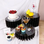 Paper Folding Dessert Table Cupcake Display Stands for Buffet Party Birthday Wedding Window Display Stand Centerpiece Decoration - Image 46