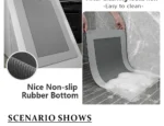 Bathroom Carpet Non-slip Strong Absorbent Floor Mats Home Decor Beige Stripes Bath Mat Toilet Entrance Area Rug Alfombra De