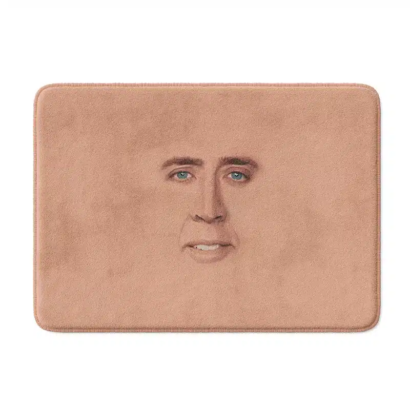 Gaslight Gatekeep Girlboss Nicolas Cage Full Face Bath Mat Non Slip Absorbent Cozy Velvet Bathroom Gaslight Gatekeep Girlboss Nicolas Cage Full Face Bath Mat Non Slip Absorbent Cozy Velvet Bathroom Rug Shower Carpet 60 x 40