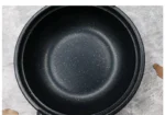 black bowl Pot aluminum alloy Cooking Casserole Japanese Stew Soup Lid Hot Pots Korean Stockpot Dish Pan Cookware not stick - Image 27