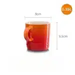 350ml Colorful Ceramic Mug with Handle,Kitchen Porcelain Coffee Cup,Water Milk Cups,Microwave Oven,Dishwasher