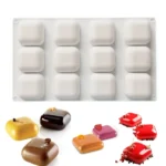 Silicone Pudding Cup Mold Chocolate Mousse and Cake Decorating Tools Bakeware Dish Muffin Pan Non-Stick Baking Supplies - Image 6