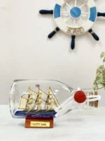 Black Pearl Pirates Of The Caribbean Boat Ship In The Bottle Boat In The Glass Drifting Bottle Creative Crafts Home Office