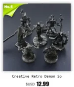 Mini Retro Fire Kirin Copper Figurine Model Desk Decor Craft Room Decor Chinese Style Miniatures Mascot Gift – close-up