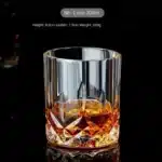 Lead-Free Glass Cup Household Wine Glass Set Large Beer Steins Distilled Beverage Wine Set – top view