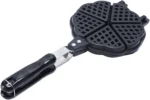 Heart Shaped Waffle Cake Mold Pot Non Stick Double Side Biscuits Muffin Mould Pot Bakeware Easy Breakfast Cooking for Household - Image 7