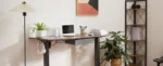 JHK Ergonomic Electric Standing Desk Height Adjustable Computer Desk Large Work PC Table Home Office Writing Gaming Desks