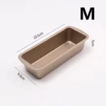 Rectangular Bread Cake Mold Carbon Steel Non-Stick Baking Pans Bread Cheese Oven Tray Square Loaf Toast Mould Kitchen Bakeware - Image 8