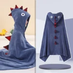 Baby Bath Towels Absorbent Soft Baby Shower Towel Large Blankets Children Bathrobe Boys Girls Bath Robe Kids Hooded Poncho