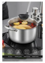 316 stainless steel soup pot Extra thick food grade soup pot Thickened double ear pot Electromagnetic furnace gas special pots - Image 23