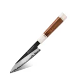 Grandsharp Kitchen Knife Set 3 Layer Composite Steel PM204 Steel Core Wood Handle Professional Chef Knives Collection 1 to 5