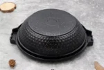 black bowl Pot aluminum alloy Cooking Casserole Japanese Stew Soup Lid Hot Pots Korean Stockpot Dish Pan Cookware not stick - Image 2