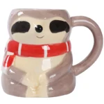 Breakfast milk cup Creative sloth shaped mug Cute cartoon ceramic cup Ceramic office mug Kitchen utensils and supplies – top