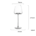 4/2/1Pc High-end Long Stem Goblet Red Wine Glass Cup Kitchen Tool Champagne Glass Bordeaux Burgundy Wedding Party Gift