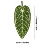 Plant Towels Ultra-Absorbent Quick-Dry Bathroom & Kitchen Towel - Tropical Leaf Design Hand/Thumb Towel with Hanging