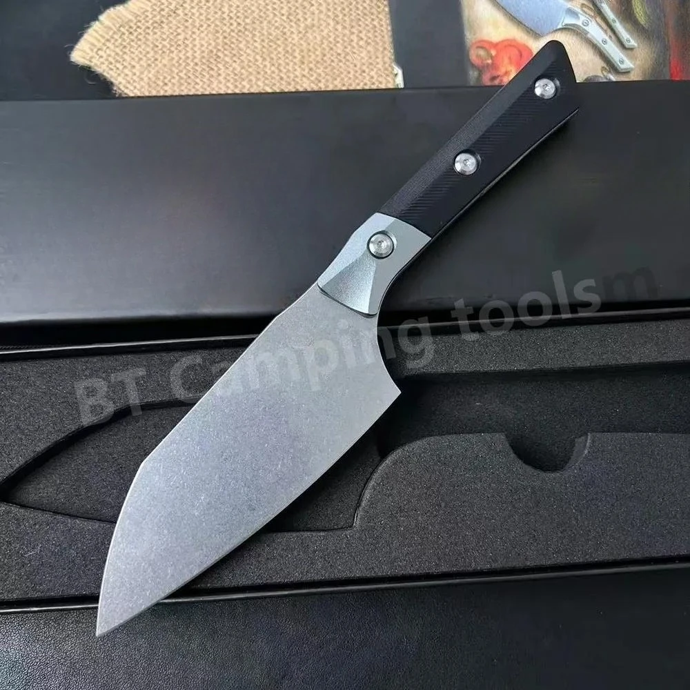 Fixed Blade Knife Outdoor Chef Knife D2 Steel Blade Camping Hiking Survival Tool for Adventurers EDC Utility Holiday Gifts
