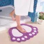 1 Piece of Anti Slip Super Absorbent Ultra-fine Fiber Bath Mat Soft and Comfortable Bathroom Carpet Floor Decoration