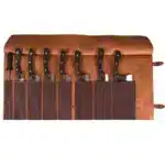 PU Leather 8 9 11 Slot Chef Knife Bag Roll Bag Trip Camping Portable Carry Case Kitchen Japanese Santoku Knives Storage