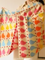 Cute Graffiti  Pears Patter Cotton Soft Face Towel for Kids Absorbent Bath Towel Comfortable Cotton Household Towel Beach Towels - Image 4