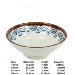 Melamine Noodle Bowl Household Plastic Tableware Restaurant Commercial Ramen Salad Bowl Thickened Not Easily Broken Soup