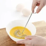 1PC Stainless Steel Spring Egg Beater Sauce Blender Mini Whisk Milk Frother Foamer Creative Cooking Tools Cooking Accessories