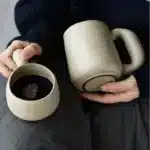 300/600ml Japanese Stoneware Retro Coffee Mug Breakfast Milk Oatmeal Cups Office Couple Water Mug Design Style Mug Birthday
