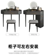 Goldoma modern corner dressing table with mirror and stool in a bedroom