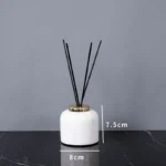 Minimalist Volakas White Natural Marble Set for Bathroom Luxury Soap Dispenser Toothbrush Holder Tray Bathroom Set