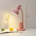 Nordic Creative Table Lamp Fashion Pen Holder Art Simple LED Lights/Office Eye Protection Reading&Living Room Bedroom