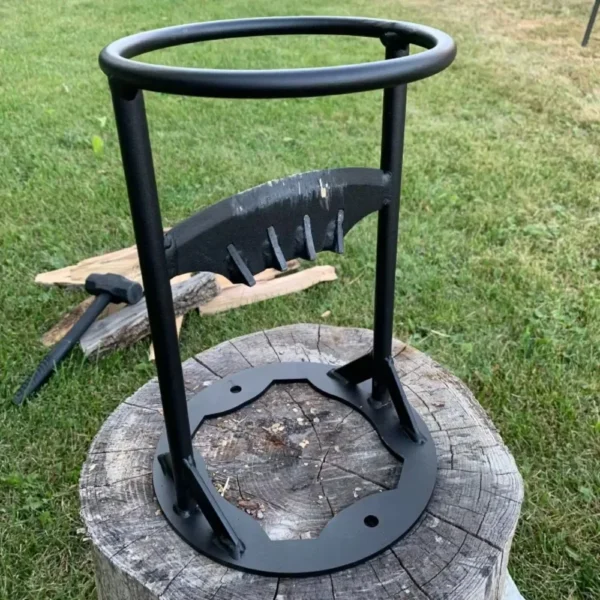 Iron Wood Splitter Metal Craft Multifunction Outdoors Strong and Durable Wood Chopper Professional Portable Garden Tools