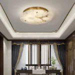Modern natural marble ceiling lamp luxury home decoration room ceiling chandelier Nordic bedroom dining room Corridor