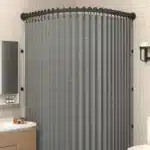 Toilet Non-porous Corner Magnetic Folding Invisible Shower Curtain Waterproof and Mildew-proof Thickened Shower Partition