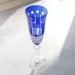 Crystal Flute Champagne Glasses Multicolor Wine Glass Cup Handmade Hand Carved Edo Kiriko Wedding Gift With Gift Box 1PC