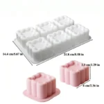 Silicone Mousse Cake Mold Square Flower Easy Using Non-stick Chocolate Dessert Baking Mold for Cake Decorating DIY Bakeware Tool - Image 8